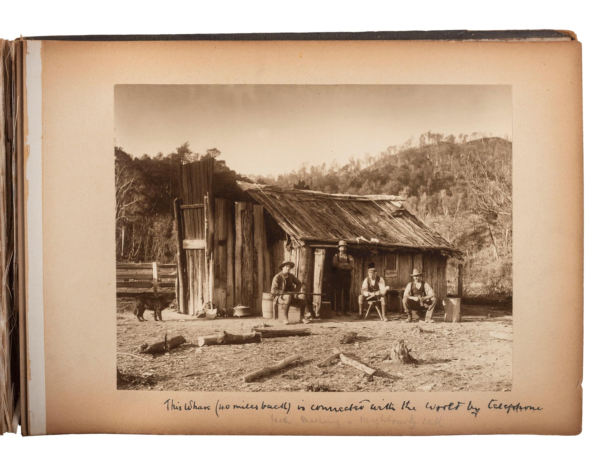[EARLY PHOTOGRAPHY]. -- [NEW ZEALAND & AUSTRALIA]. A group of 2 albums containing photographs of Watertown, Australia and Gisborne, New Zealand.