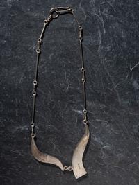 Silver and Mosaic Inlay Necklace