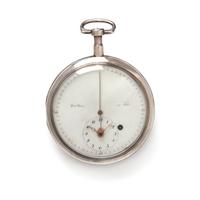 SILVER OPEN FACE POCKET WATCH
