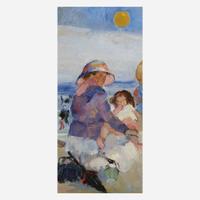 Martha Walter (American, 1875–1976) A Day at the Beach