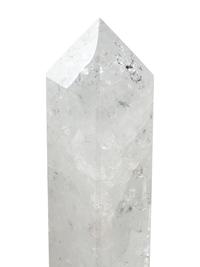 A Pair of Rock Crystal Obelisks
