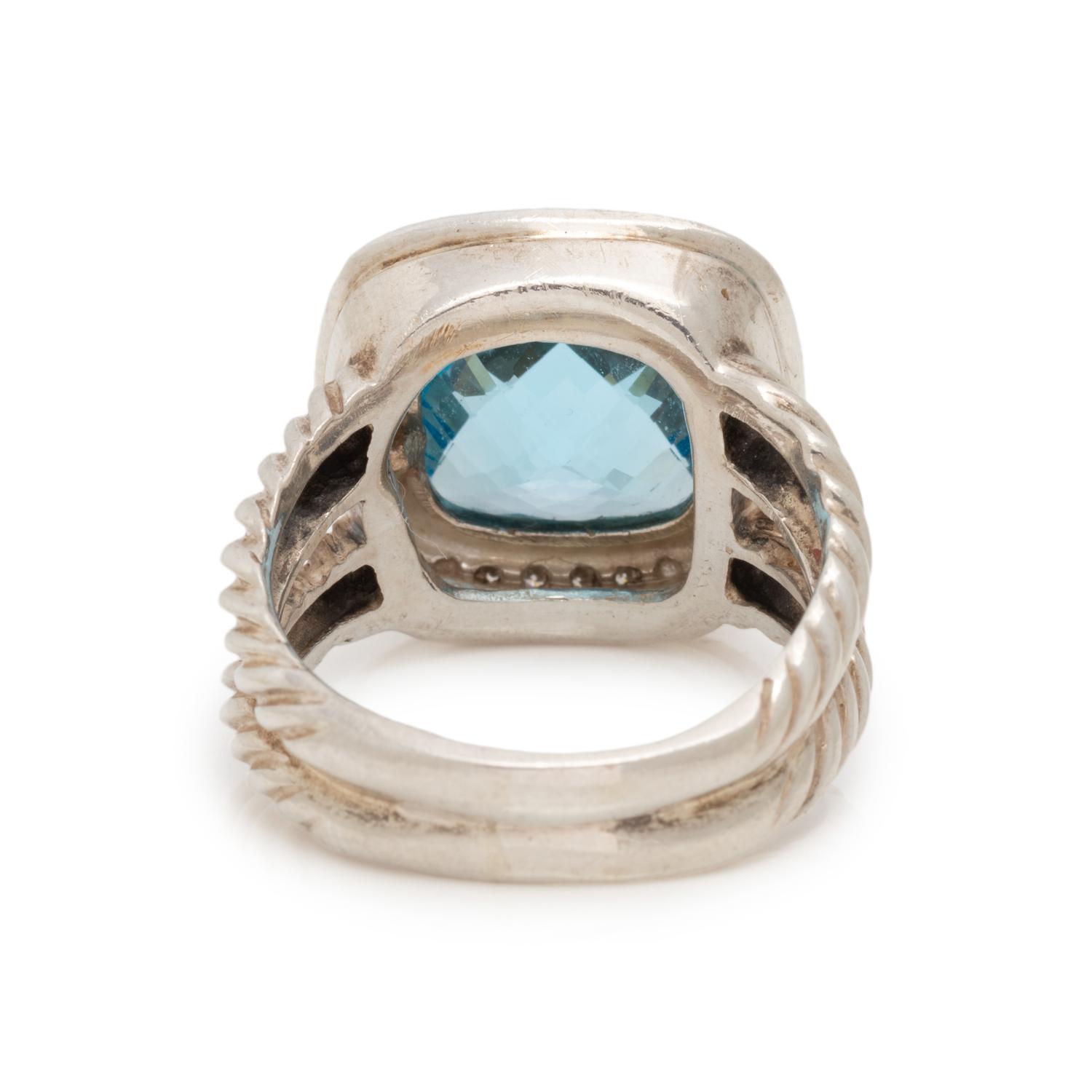DAVID YURMAN, COLLECTION OF BLUE TOPAZ AND DIAMOND JEWELRY