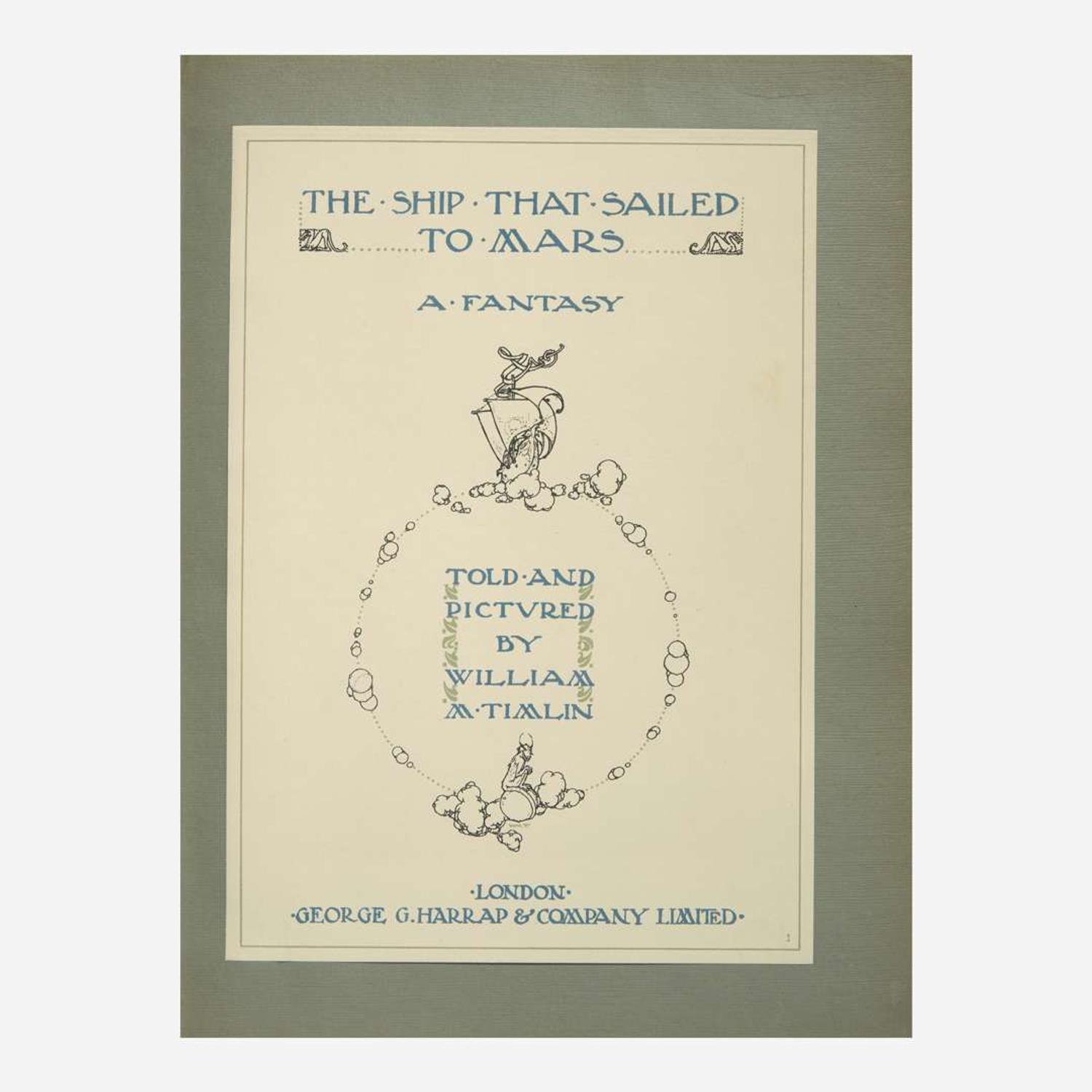 [Children's & Illustrated] Timlin, William A. The Ship That Sailed to Mars: A Fantasy
