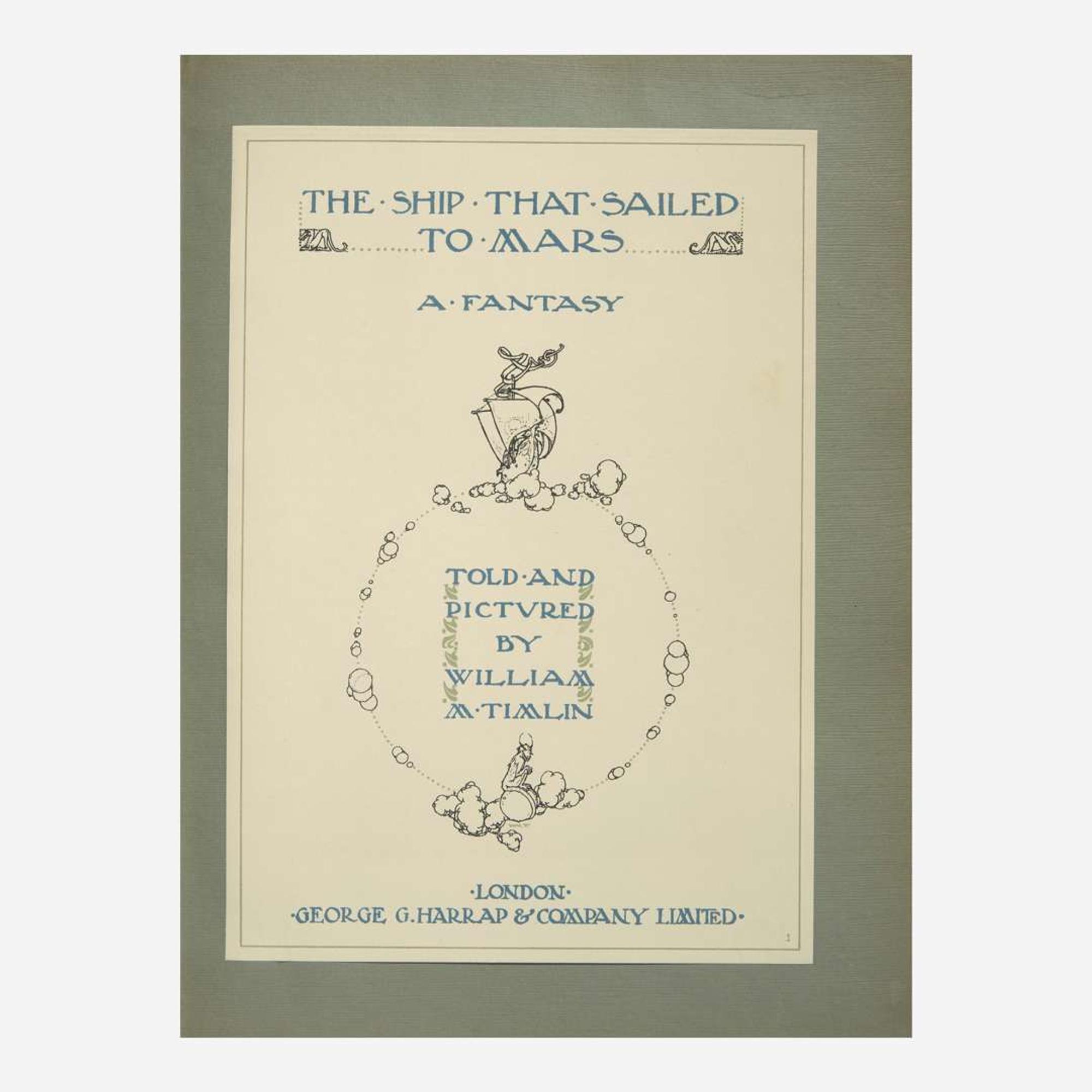 [Children's & Illustrated] Timlin, William A. The Ship That Sailed to Mars: A Fantasy