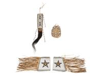 Northern Plains Pouche, Cuffs, and Hair Drop