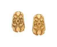 KATY BRISCOE, YELLOW GOLD EARCLIPS