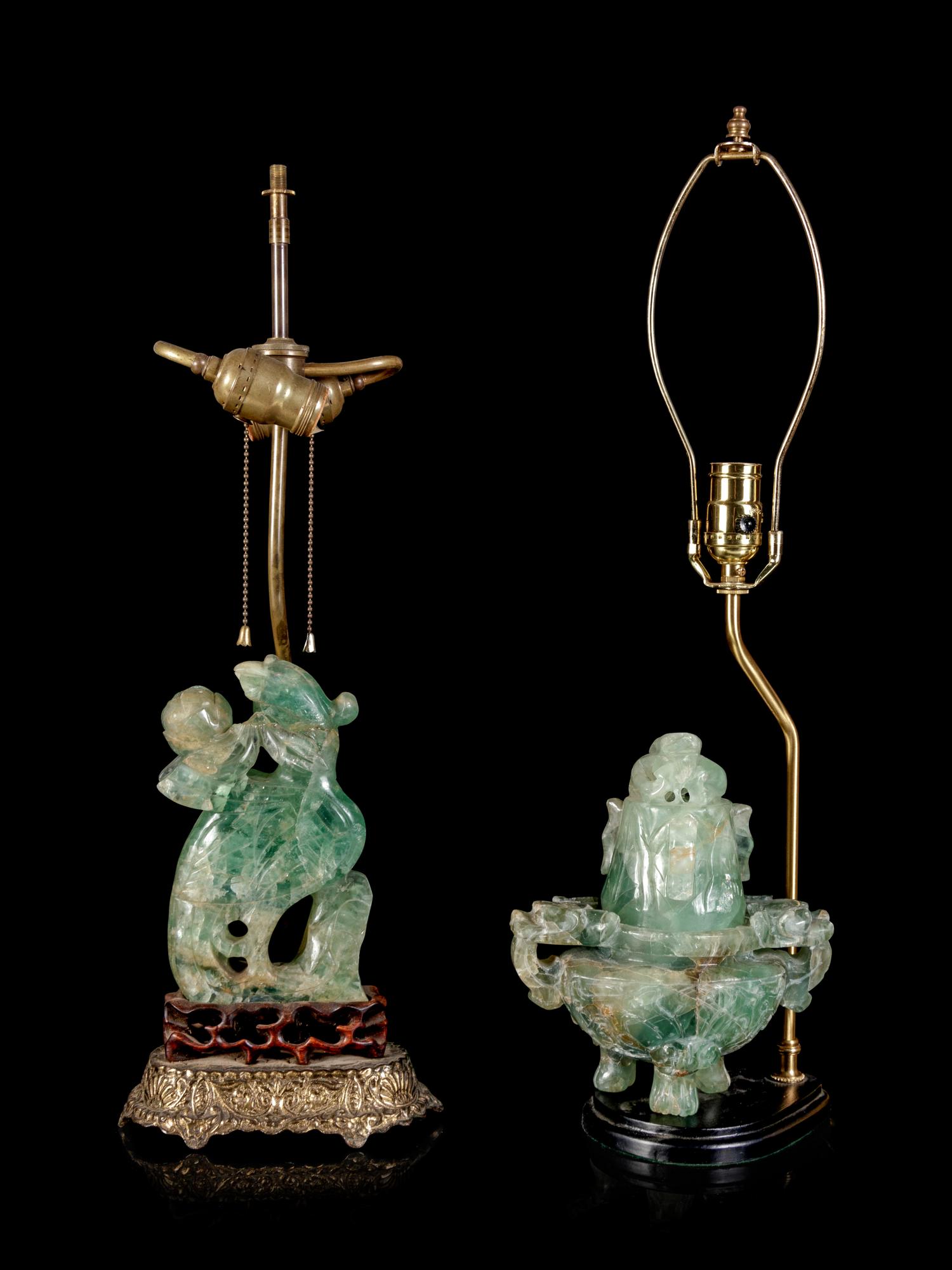 Two Chinese Green Tourmaline Articles