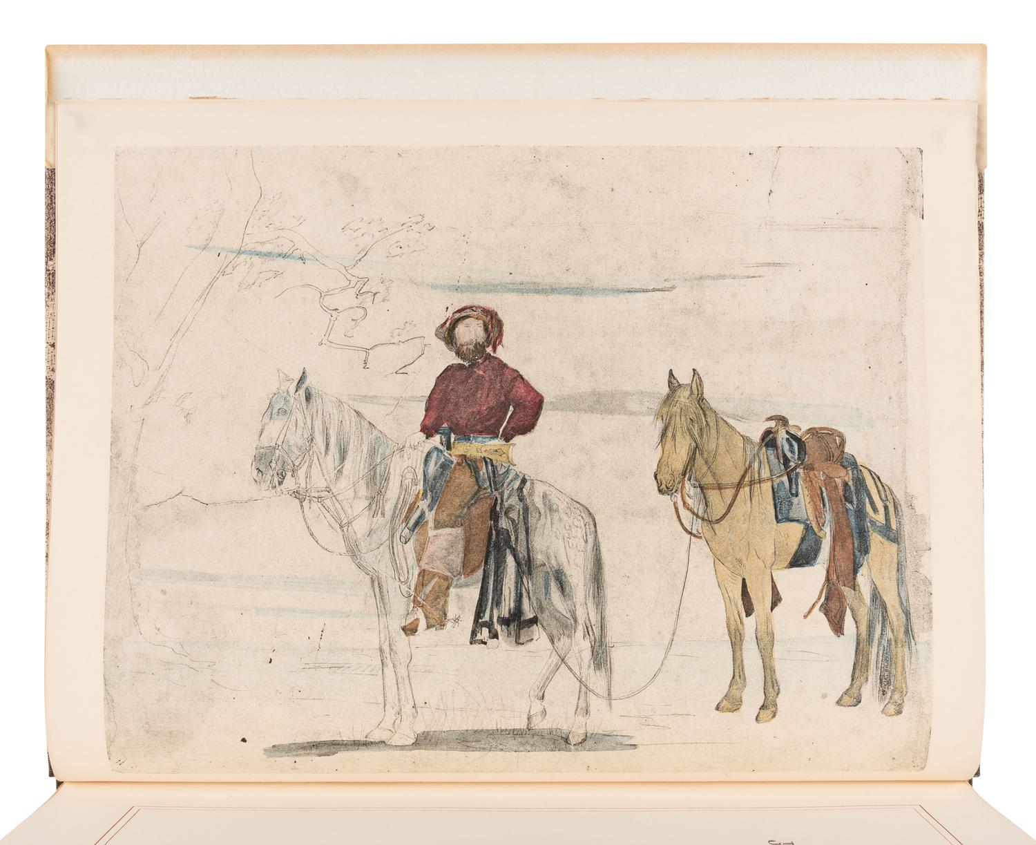 [BOOK CLUB OF CALIFORNIA]. DENTZEL, Carl Schaefer. The Drawings of John Woodhouse Audubon. Illustrating His Adventures Through Mexico and California 1849-1850. San Francisco: The Book Club of California, 1957.