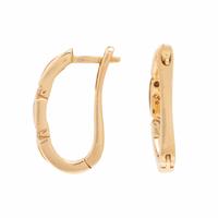 Kabana, Shell Inlay, Diamond, and Yellow Gold Bangle Bracelet and Earrings