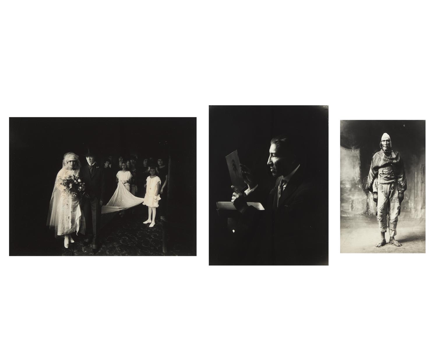 A Group of Three Photographs