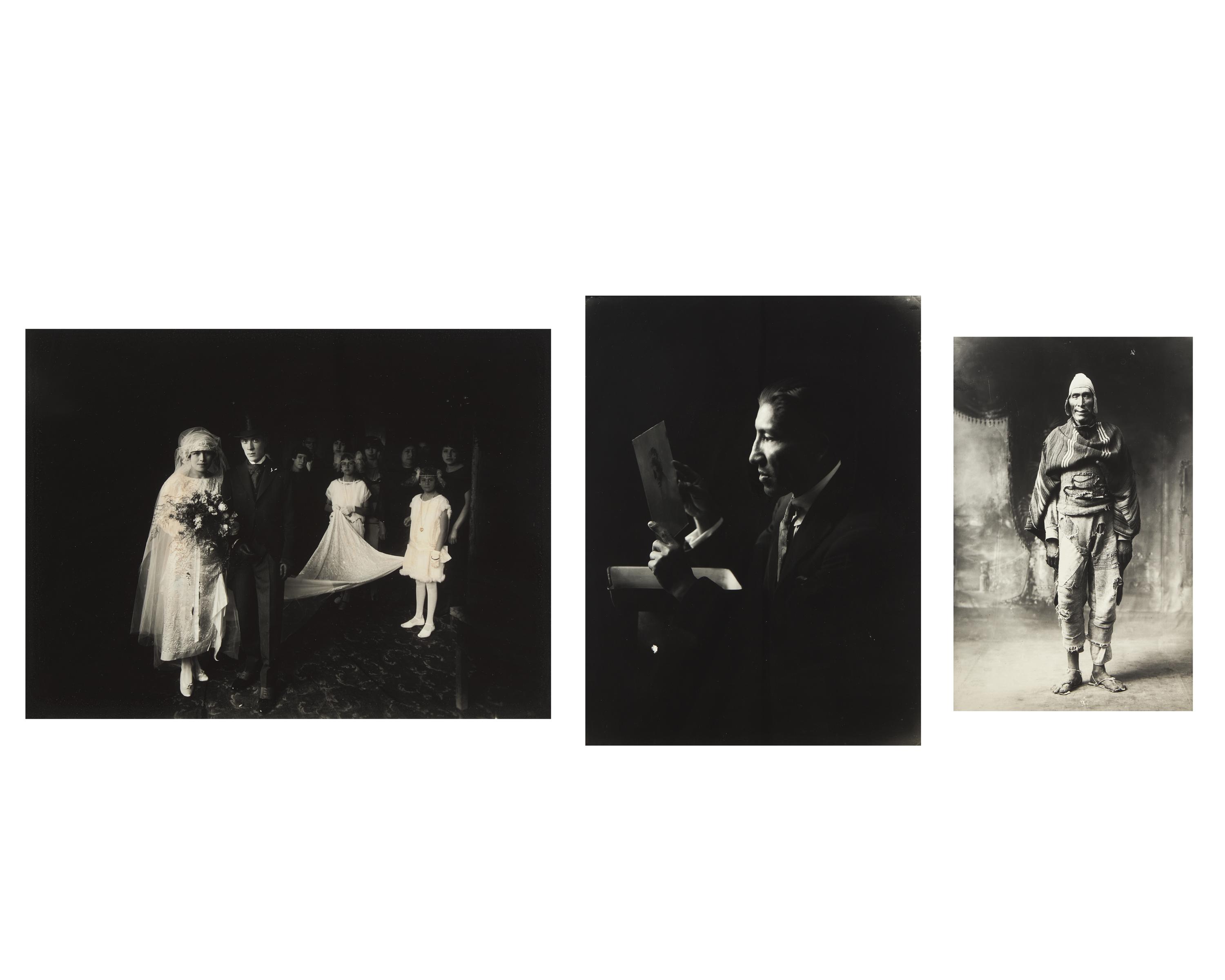 A Group of Three Photographs