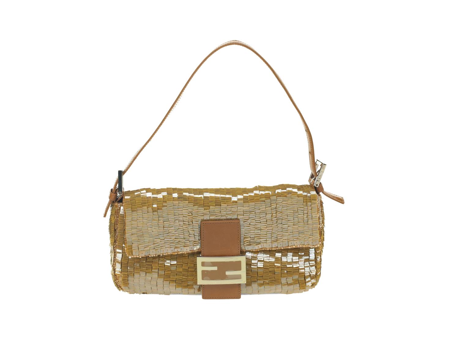 Fendi Sequined Baguette