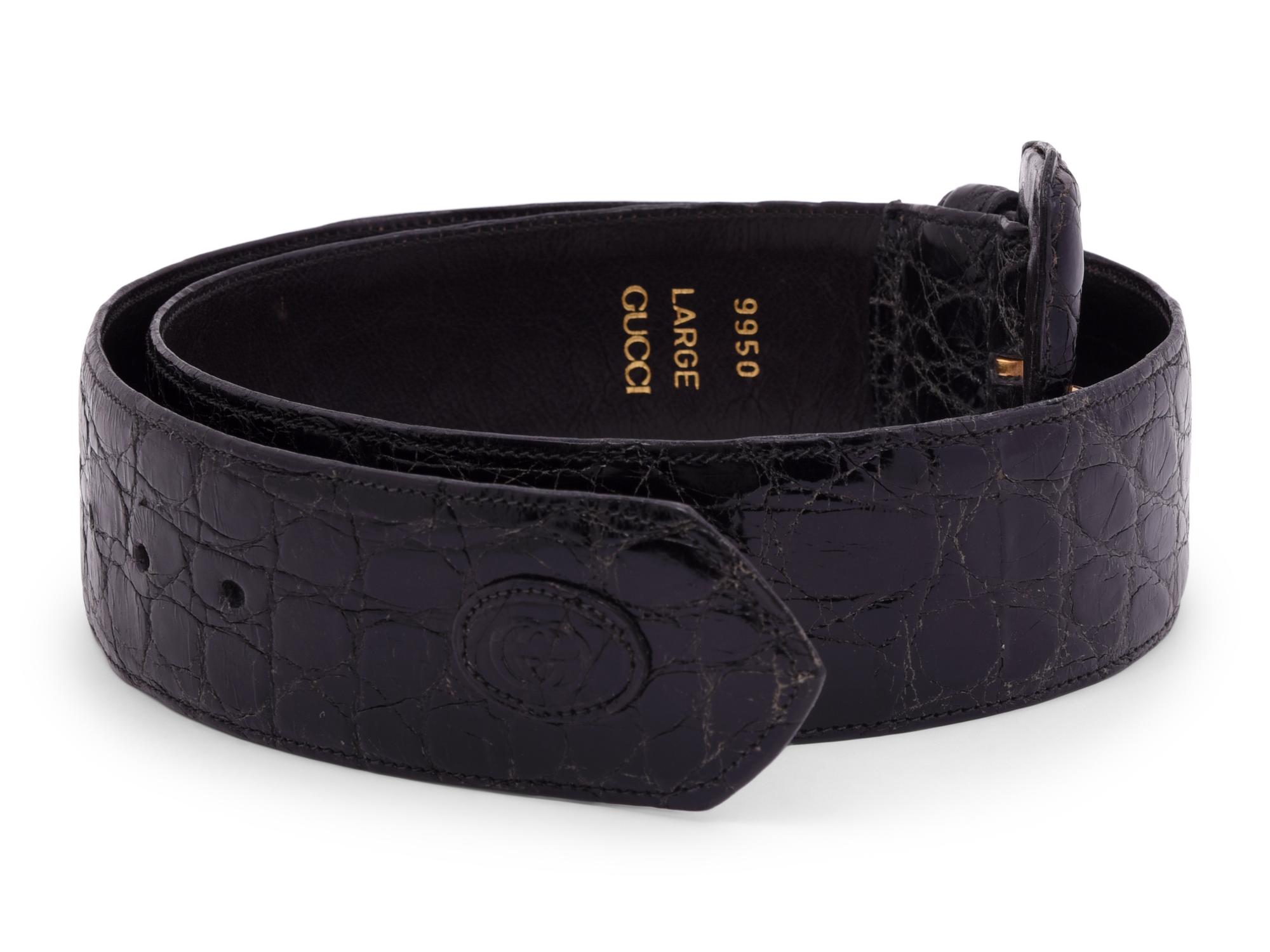 Three Belts and One Buckle: Two Keiselstein-Cord Belts and One Buckle, and One Gucci Belt, 1990s