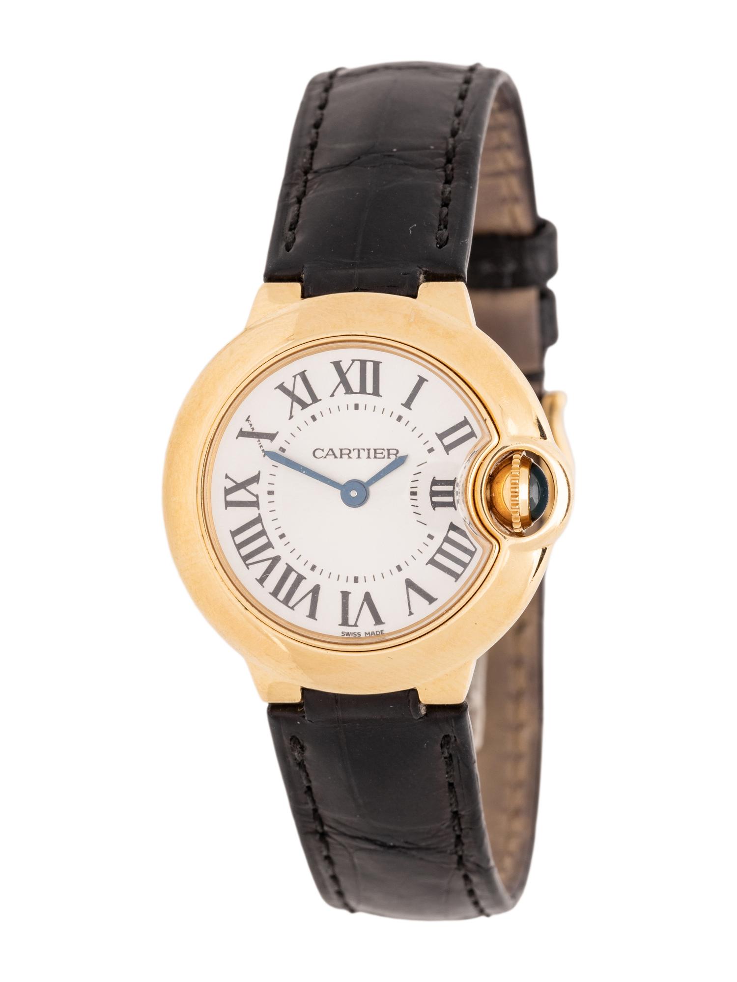 CARTIER, REF. 3006 18K YELLOW GOLD 'BALLON BLEU' WATCH