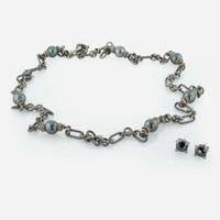 A Set of David Yurman Necklace and Earrings