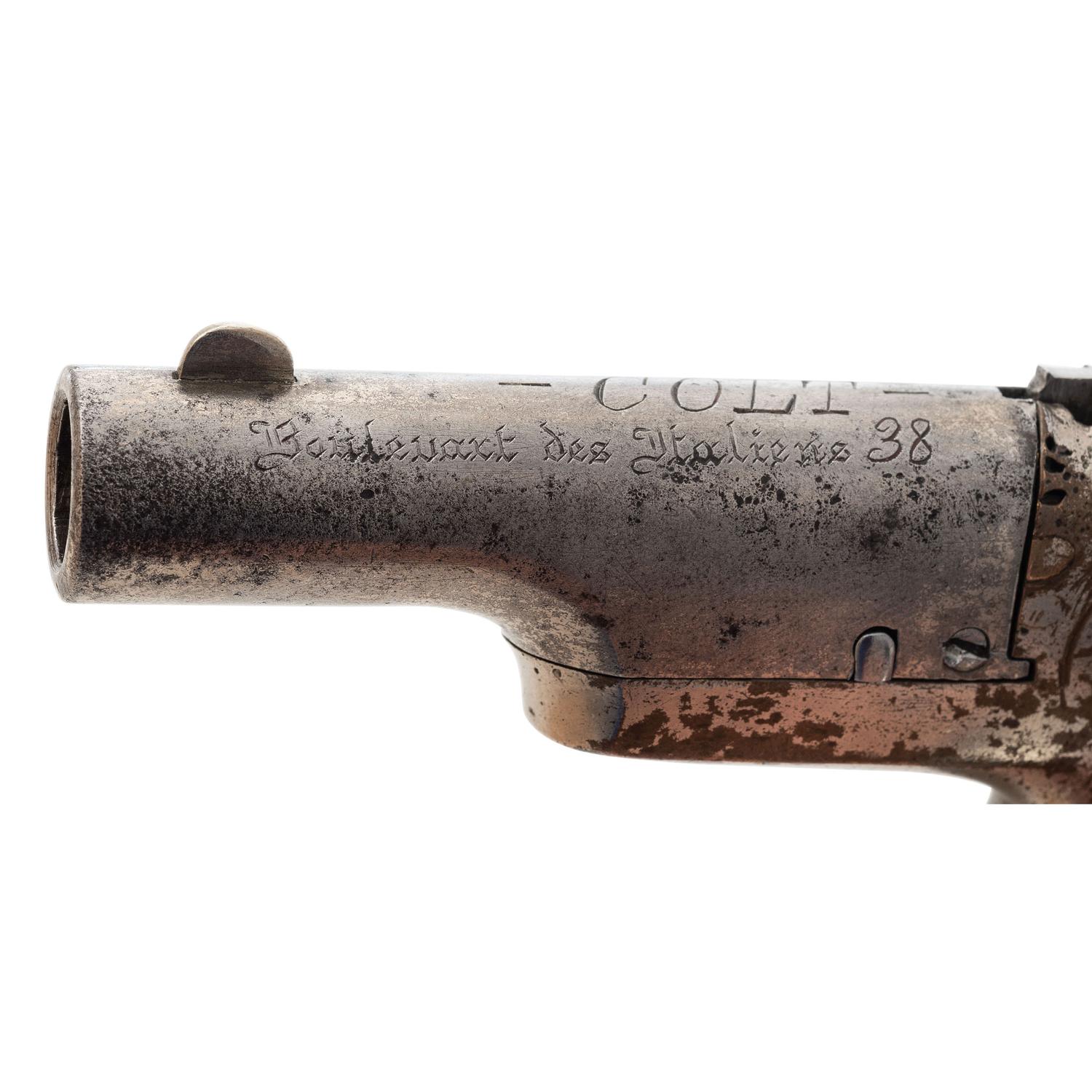 Claudin Brevete Retailer Marked Colt Thuer Model Derringer
