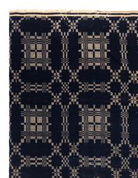 Three Cotton and Wool Jacquard Coverlets