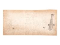 [CIVIL WAR]. The Battle of Boonville, Missouri, Fought by General Lyon on June 17, 1861 . Original pencil sketch by Moses Kaufman.