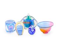 Five Modern Art Glass Articles — 20TH CENTURY