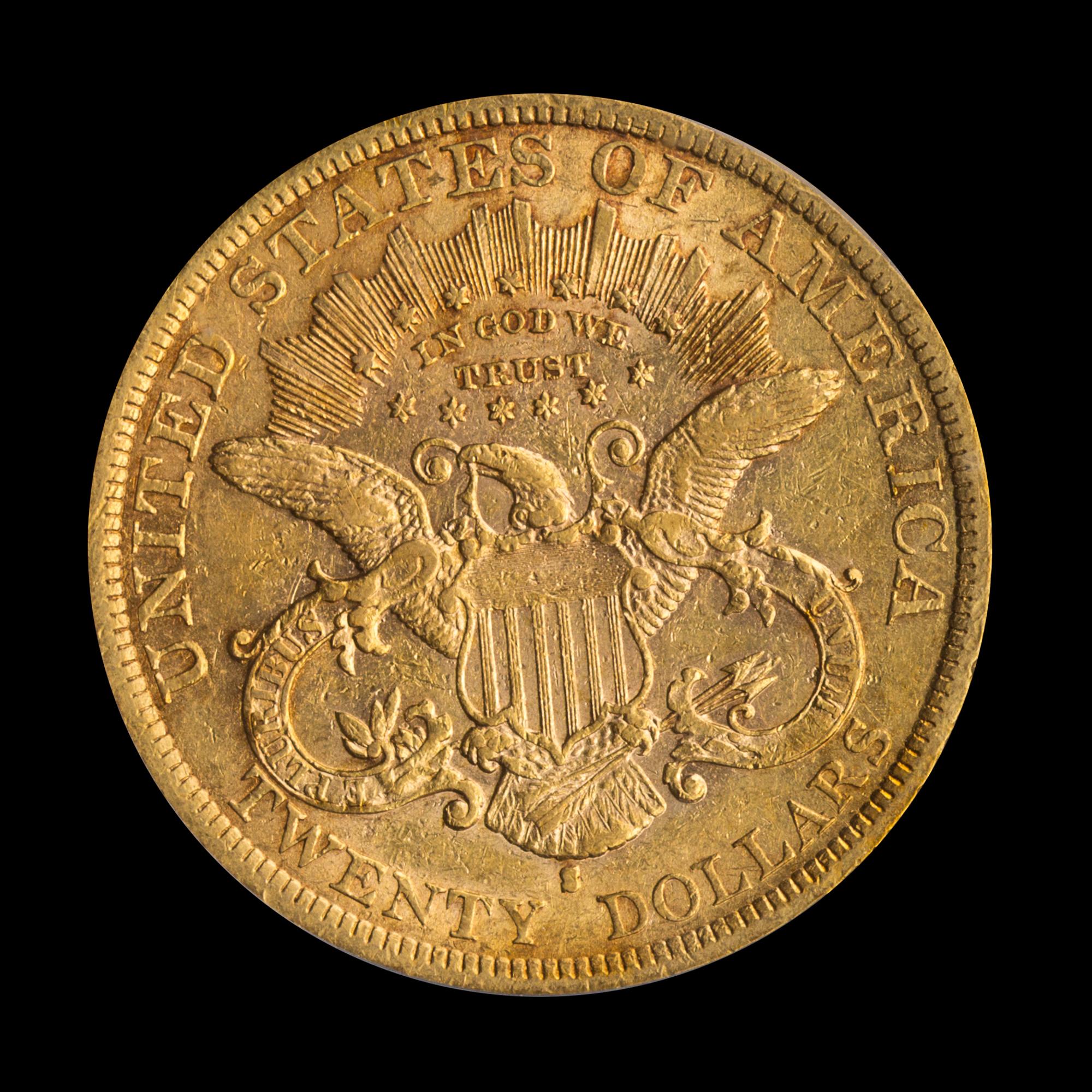 A United States 1877-S Liberty Head $20 Gold Coin