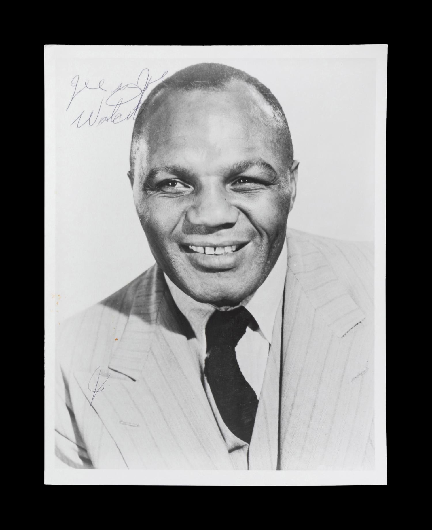 A Group of 10 Heavyweight Boxing Champion Signed Photos,