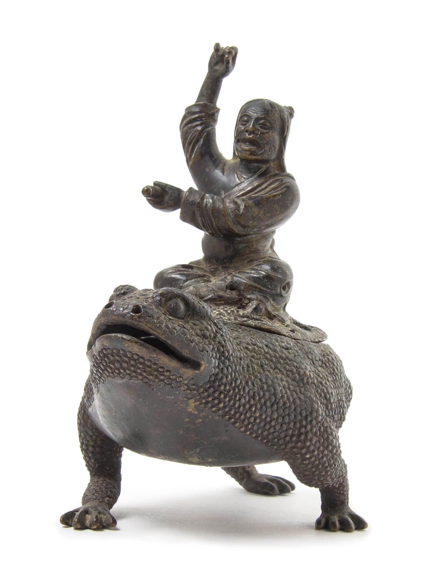 A Bronze Censer Height 8 inches.