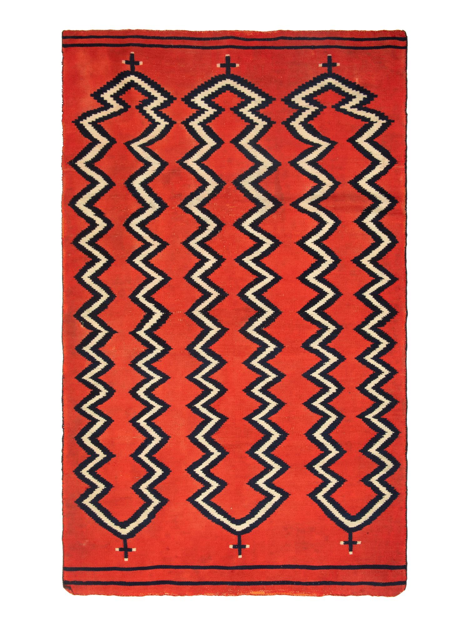 Navajo Late Classic Child's Blanket Weaving / Rug