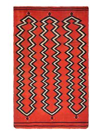 Navajo Late Classic Child's Blanket Weaving / Rug