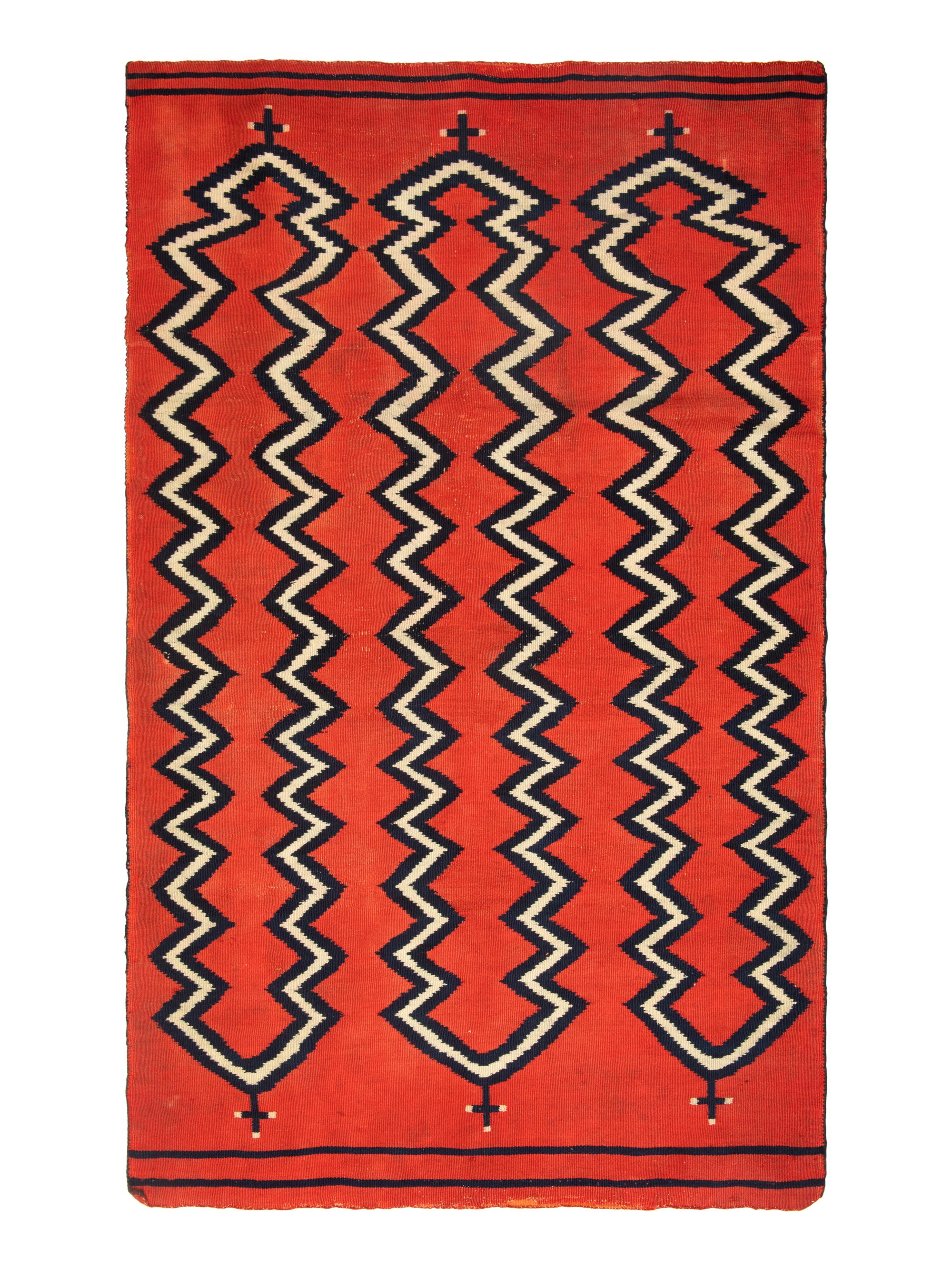 Navajo Late Classic Child's Blanket Weaving / Rug