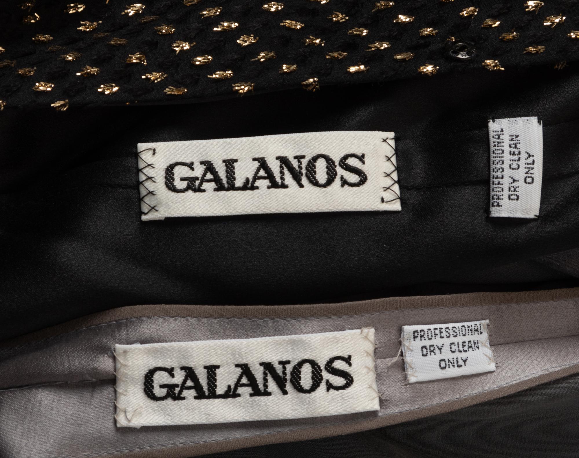 Three Galanos Dresses, Spring/Summer 1987