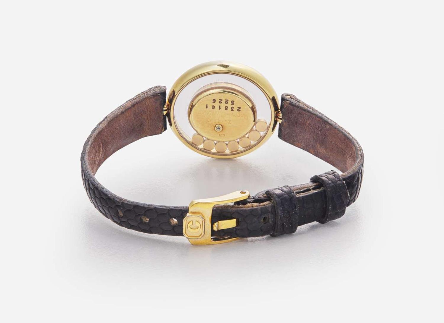 An 18K Yellow Gold Happy Diamonds Ladies Watch by Chopard