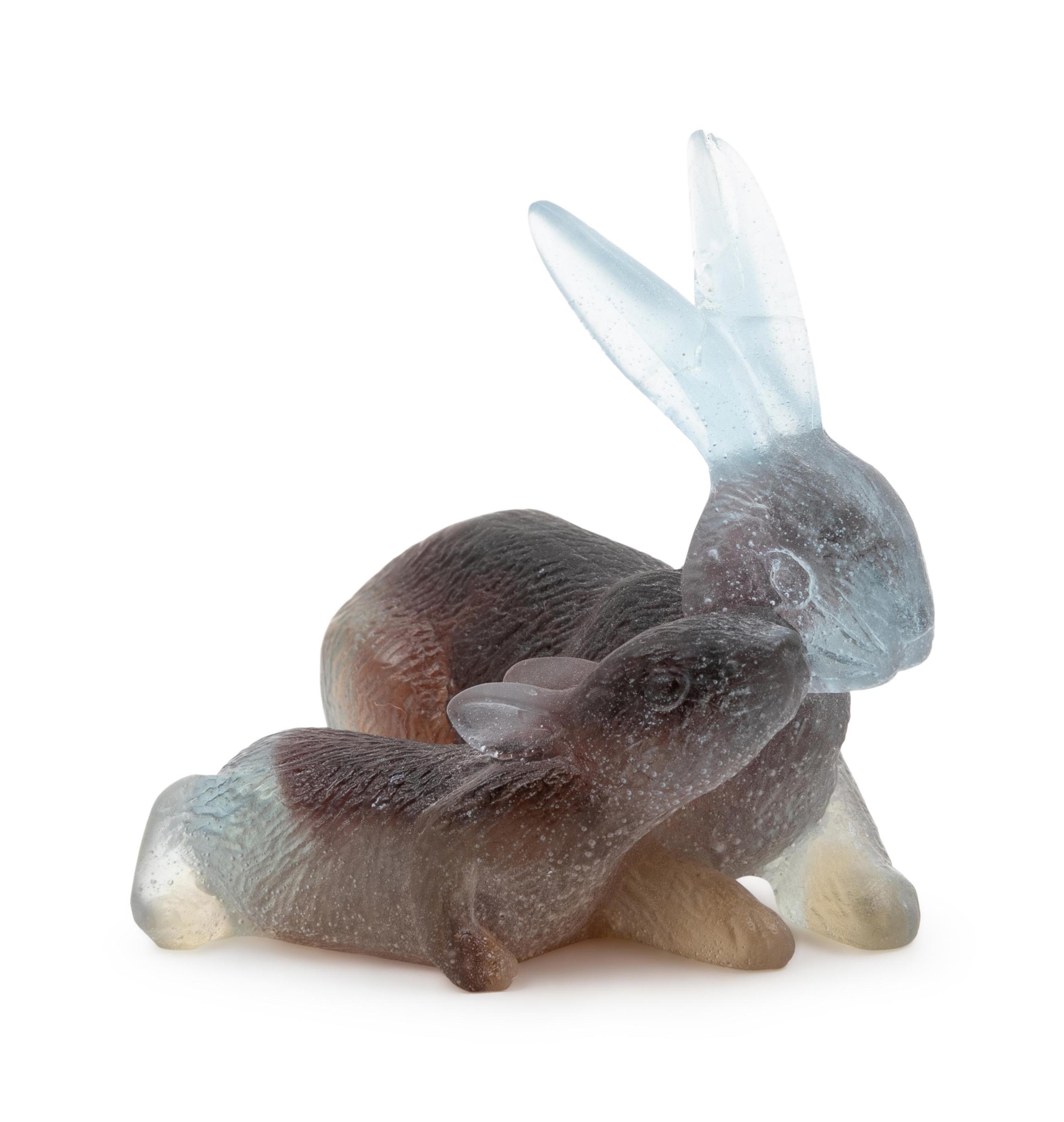 Mother Rabbit with Bunny Figurine