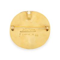 AFTER PABLO PICASSO, HIGH KARAT GOLD MEDALLION