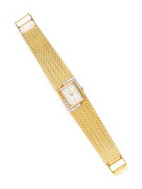 BALOCH, YELLOW GOLD AND DIAMOND WRISTWATCH