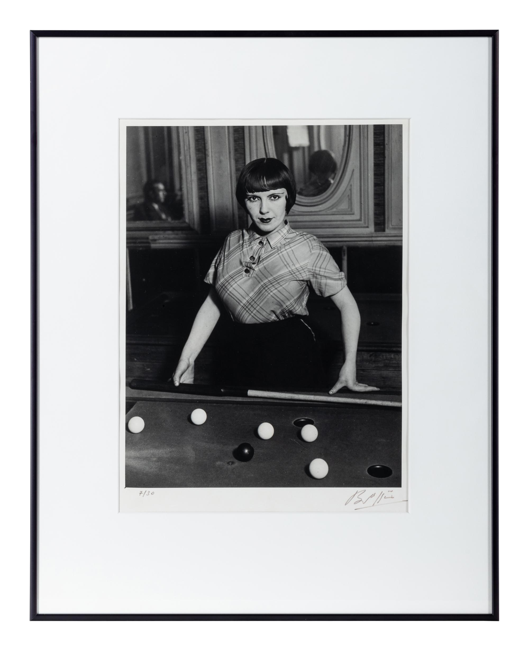 Brassaï (1899–1984) Fille au Billard Russe, Montmartre, 1933