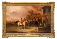Attributed to William Joseph Shayer, (British, 1811-1892), Hunting Scene
