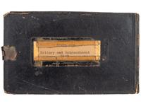[CIVIL WAR]. "Battery and Entrenchment" notebook identified to George Davis, possibly of the 34th Pennsylvania Infantry.