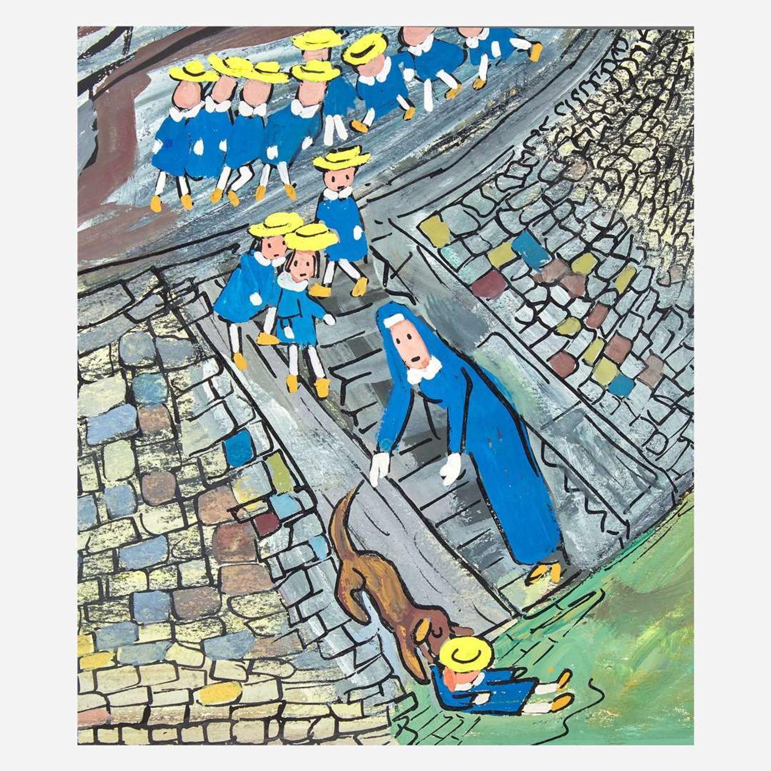 Ludwig Bemelmans (American, 1898–1962) Madeline's Rescue (And Dragged Her Safe From a Watery Grave)