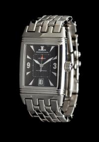 A Stainless Steel Reverso Wristwatch, Jaeger LeCoultre,