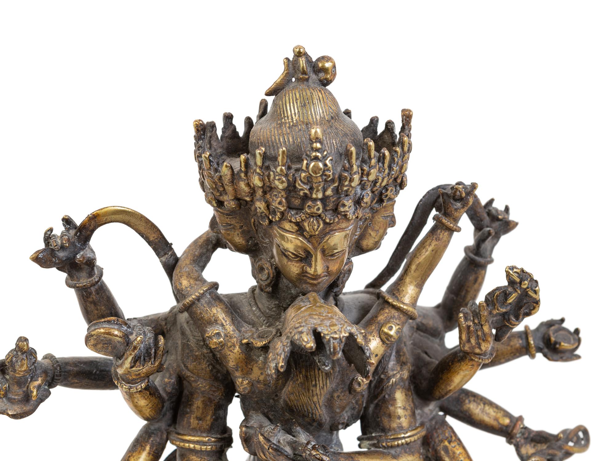 [APPROVED FOR DONATION] A Sino-Tibetan Gilt Bronze of Bodhisattva and Consort