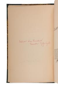 WHITMAN, Walt (1819-1892). Complete Poems & Prose of Walt Whitman, 1855...1888. Authenticated and Personal Book (handled by W.W.)... Portraits from Life...Autograph . [Philadelphia: for the author by the Ferguson Brothers, 1888].