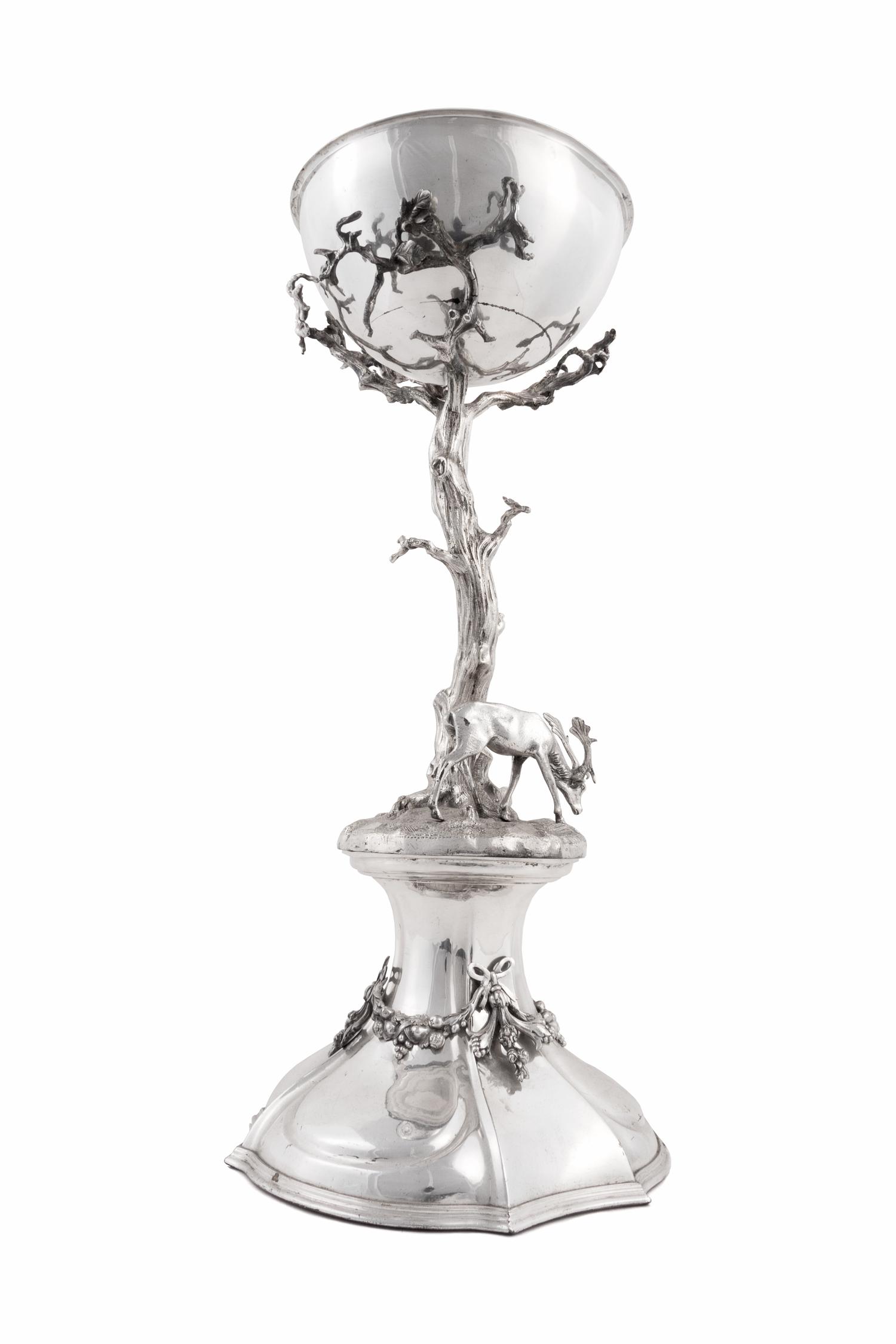 An English Silver-Plate Centerpiece
