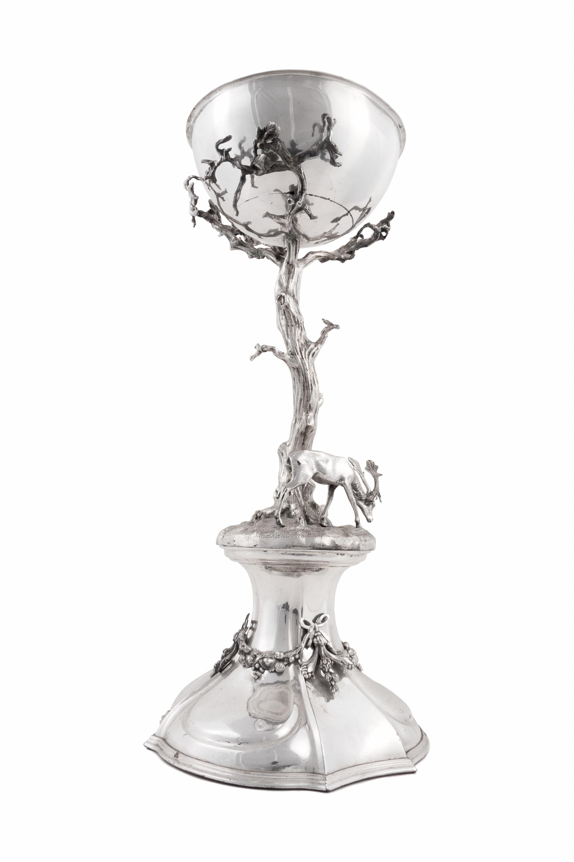 An English Silver-Plate Centerpiece