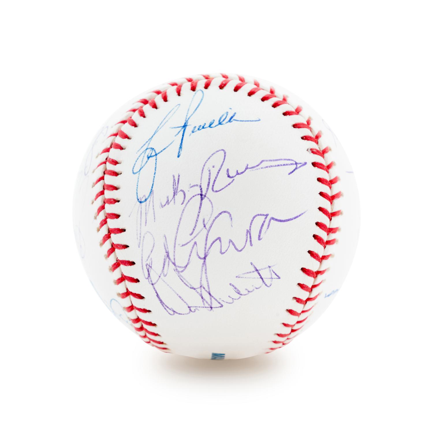 A 1977 New York Yankees Team Signed Baseball (Steiner)