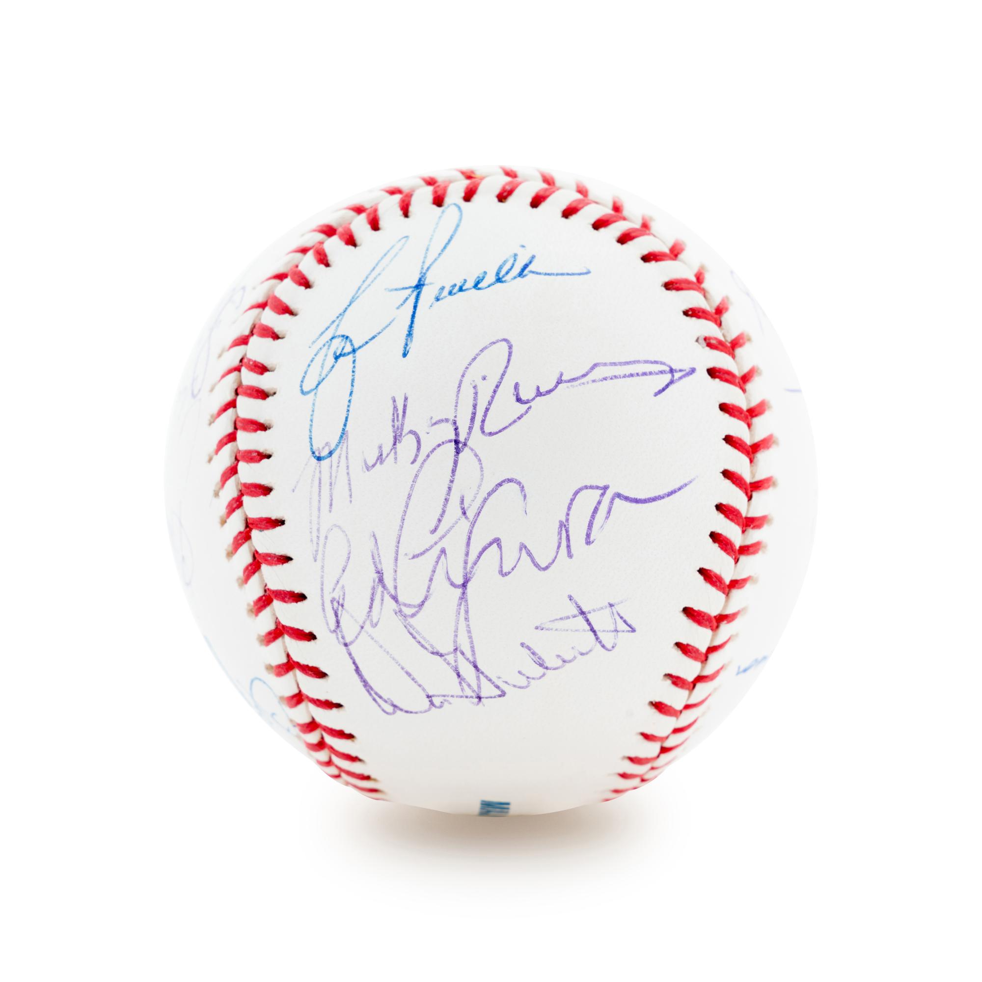 A 1977 New York Yankees Team Signed Baseball (Steiner)
