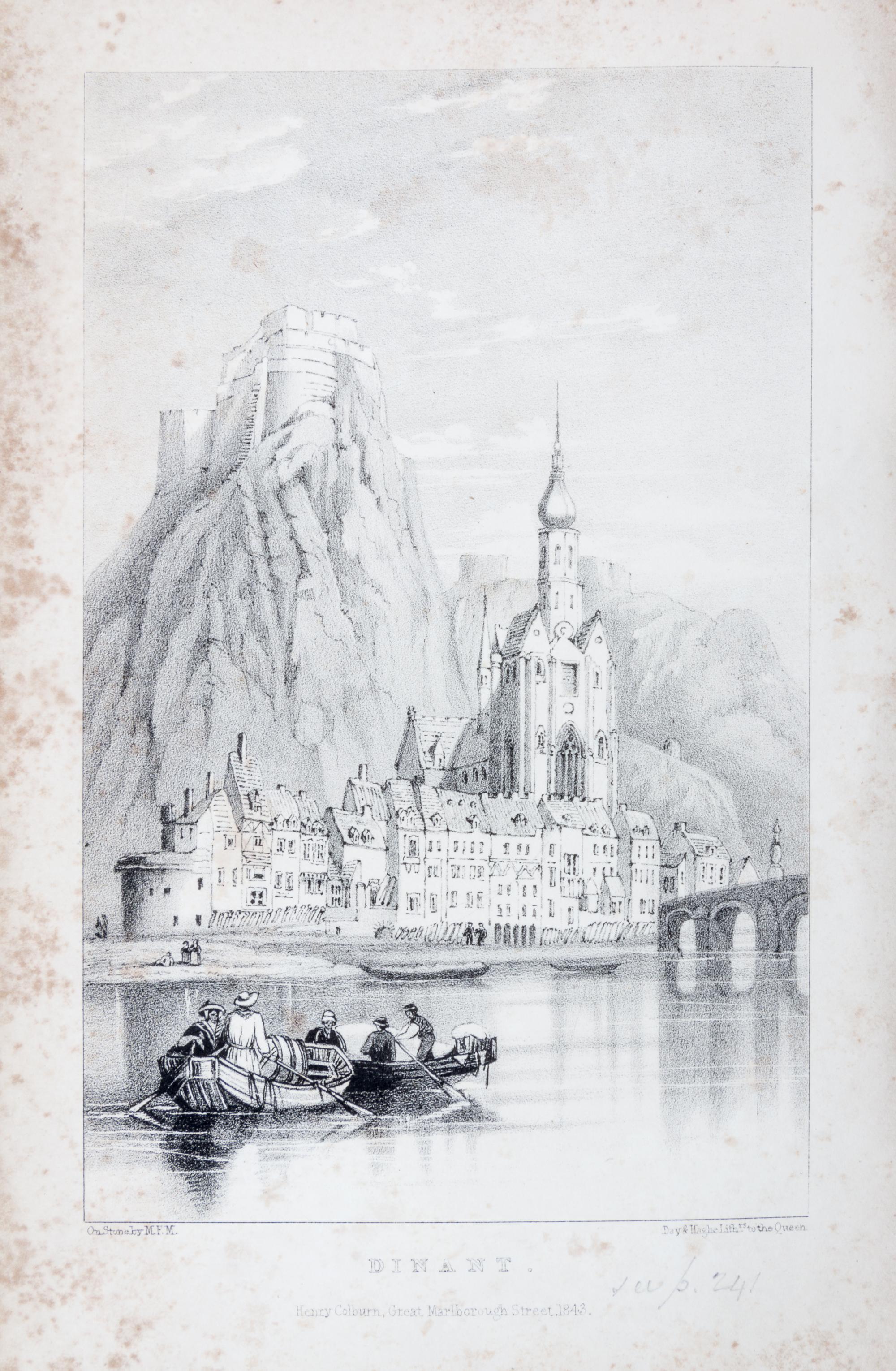 QUIN, MICHAEL J. Steam Voyages on the Seine. London, 1843. First edition. 2 vols.