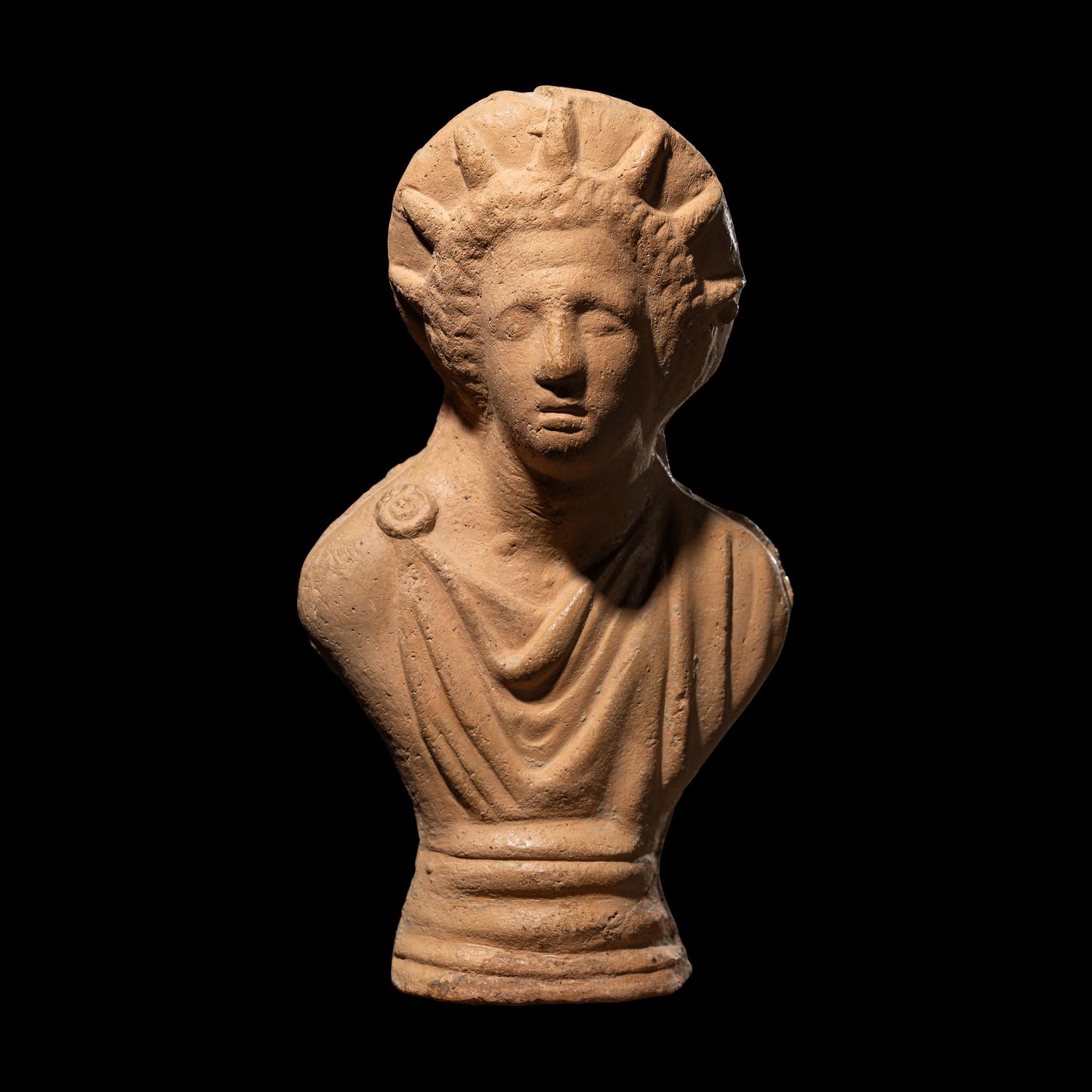 A Gallo-Roman Terracotta Bust