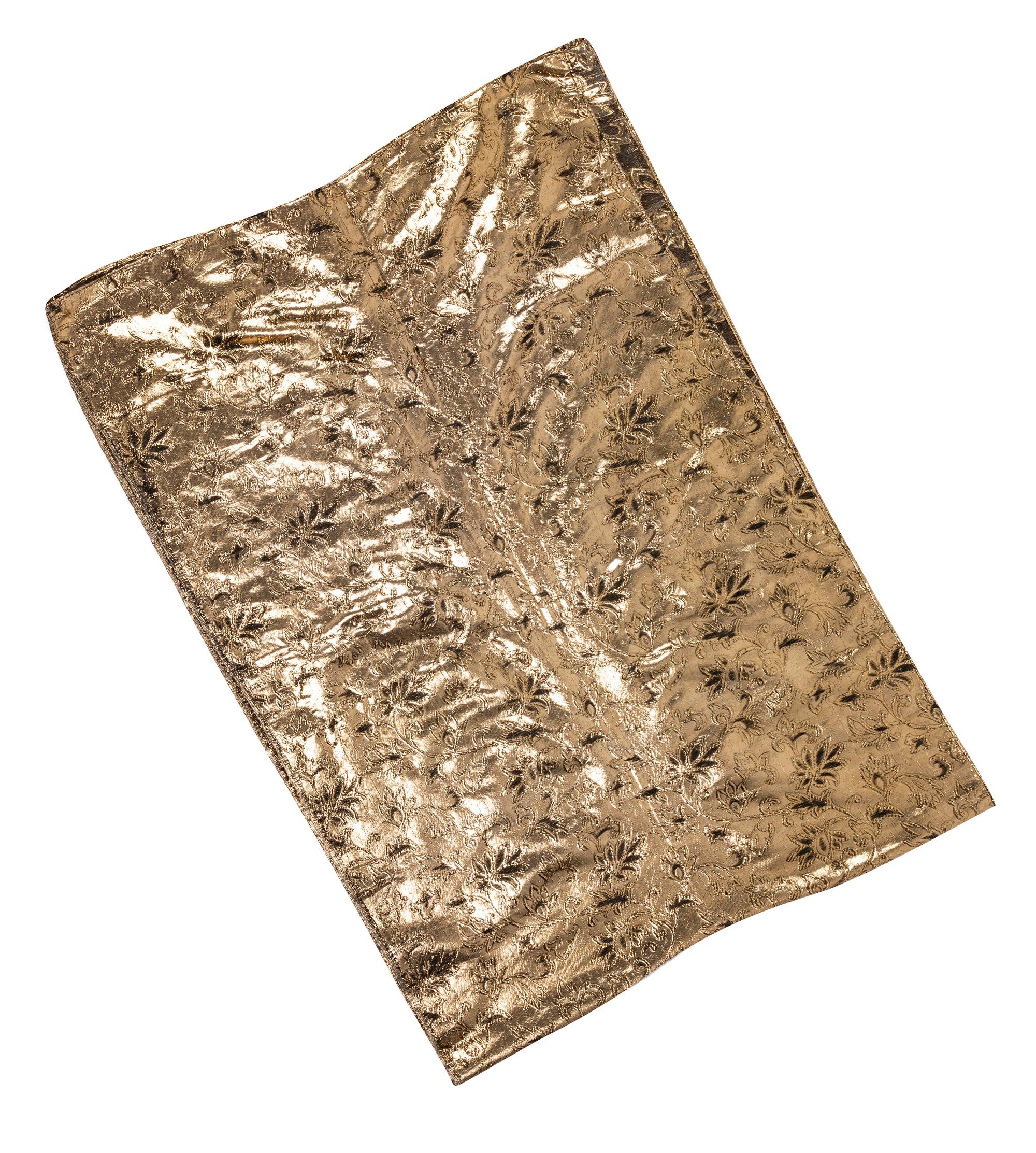 Gold Lame Shawl, 1960-90s