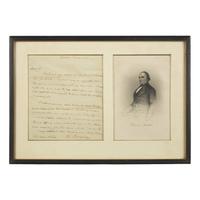 [Americana] Webster, Daniel. Autograph Letter, signed