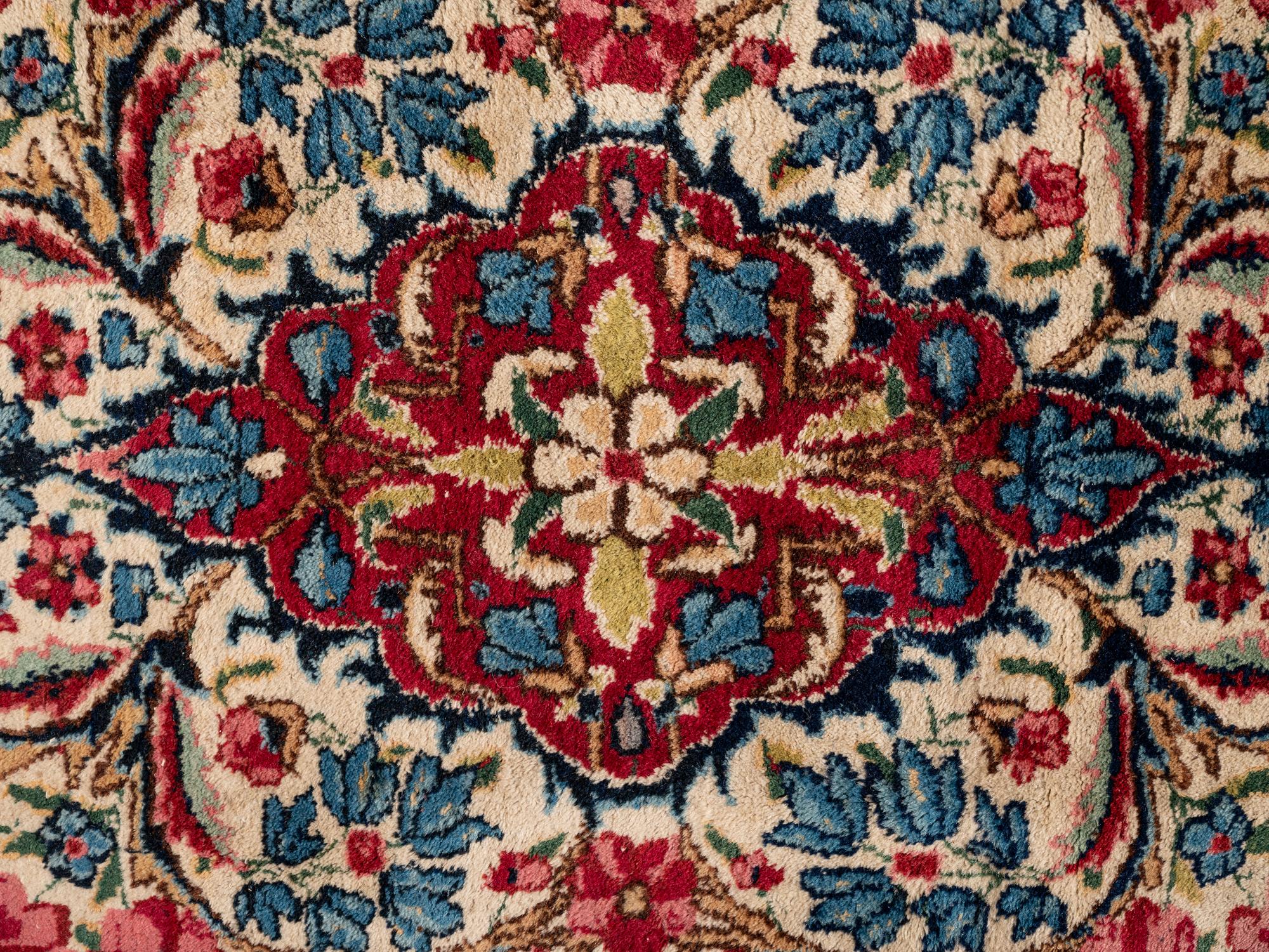 A Kirman Wool Rug